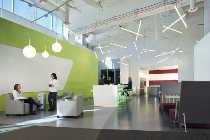 The office space of American IT company CompTIA