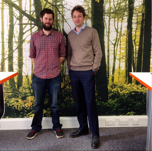 Tim Webber (left), Creative & Strategic Director Versus Games and Adrian Faulkner, Director 40 Partners