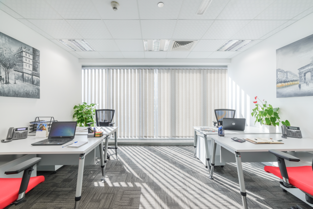 Modern flexible workspace in Dubai.