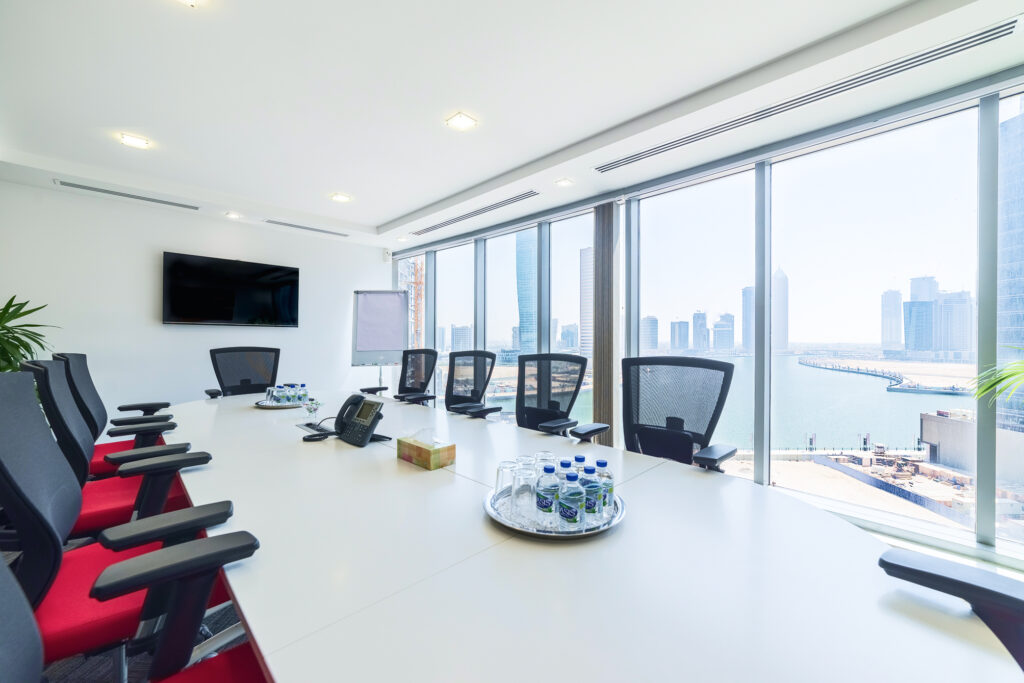 Professional meeting room in Dubai.