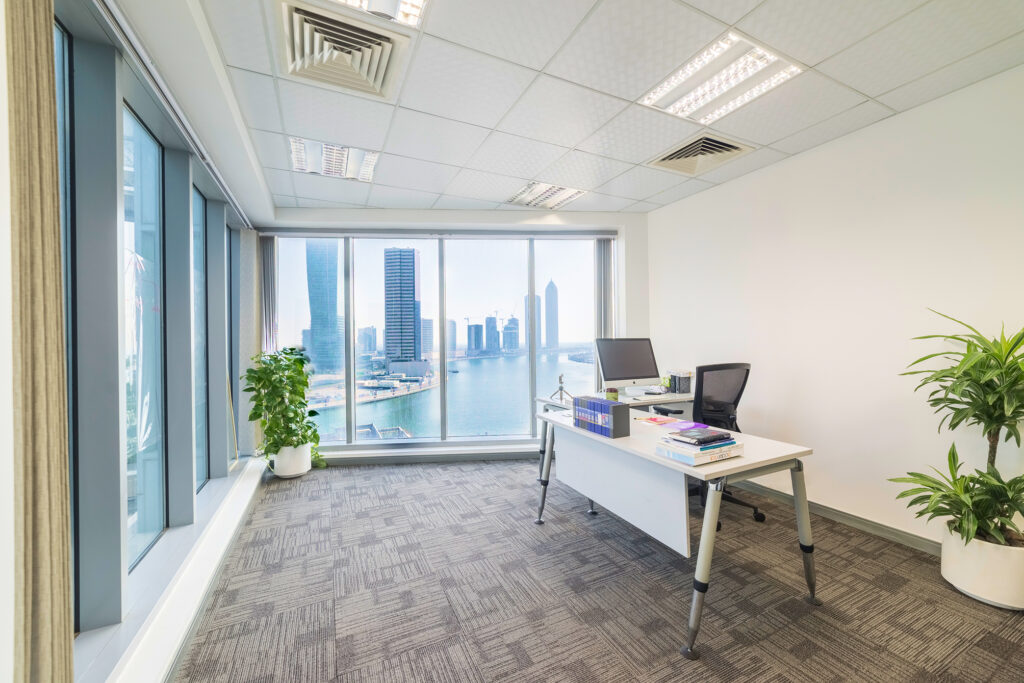 Private office in Jumeirah Lakes Towers.