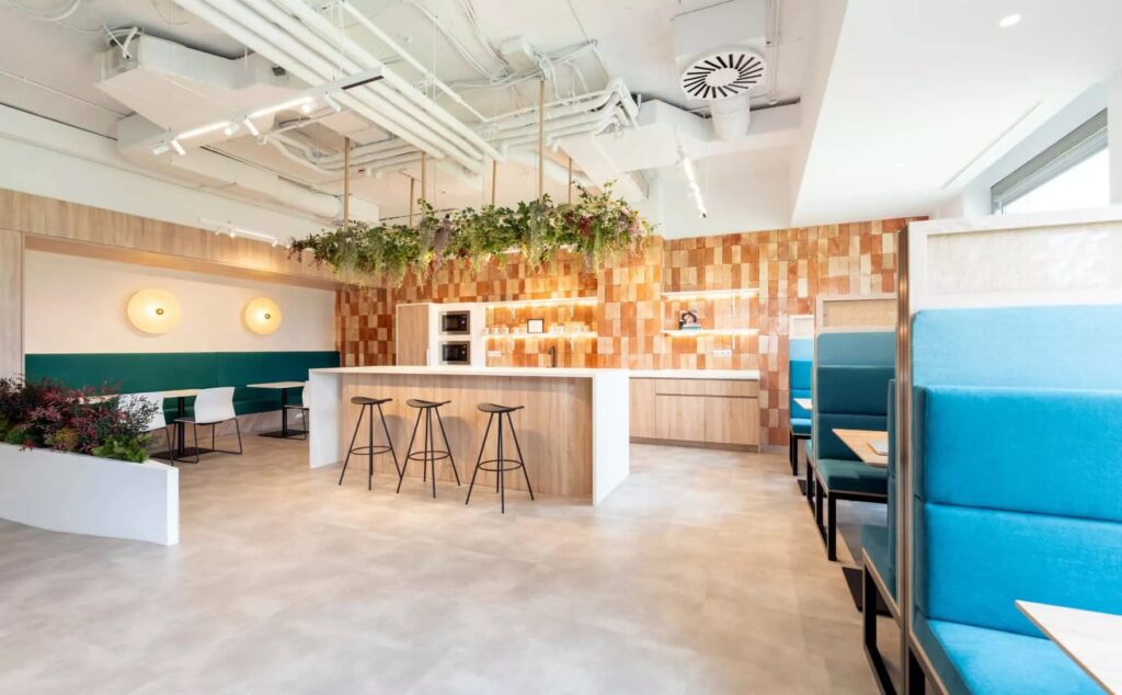 Modern coworking space at Lexington Diagonal L’Illa in Barcelona